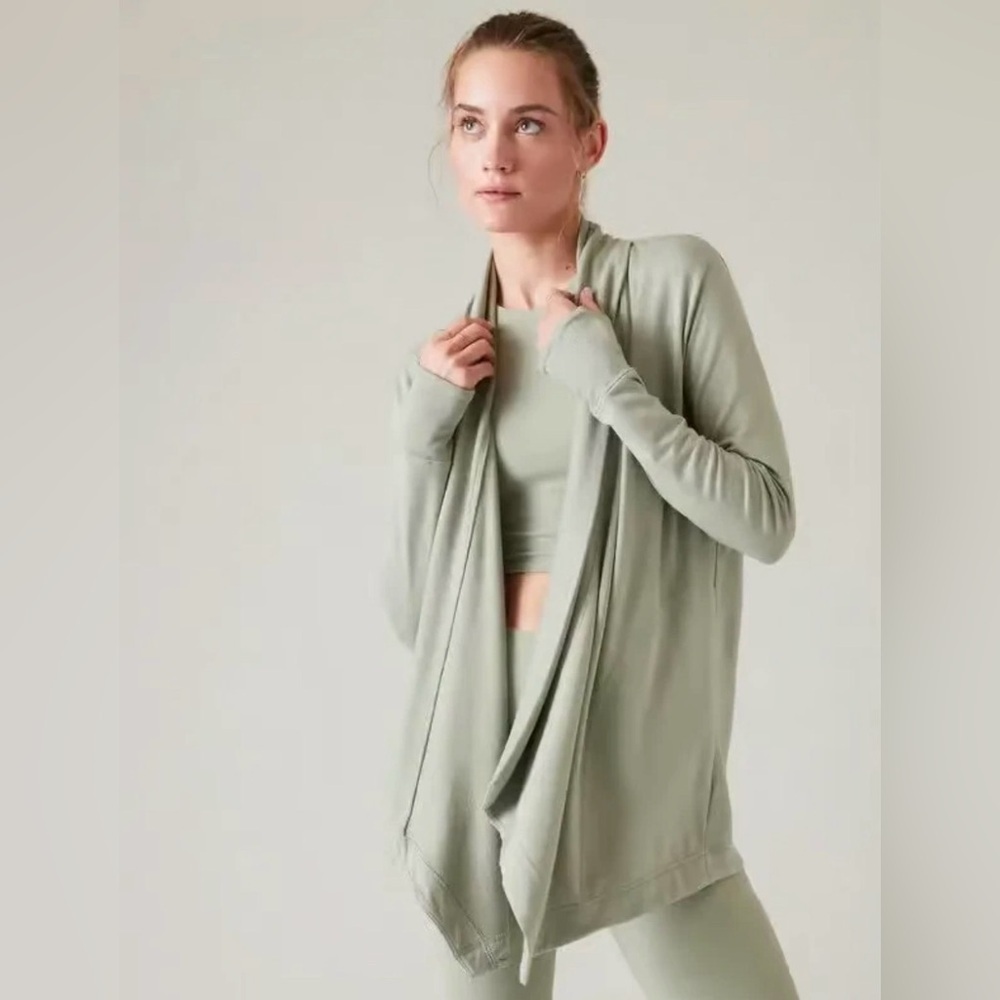 NWT Athleta Pranayama Fern Green Wrap Size 1X (#882498)